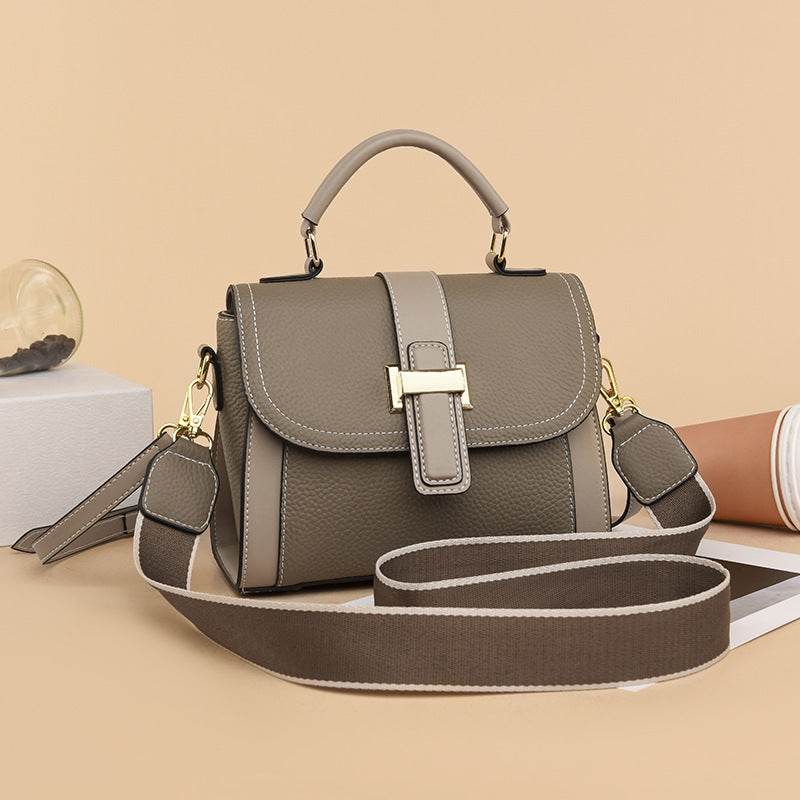 Women's Niche Light Luxury Shoulder Bag All Match Genuine Leather - Luxbrandz