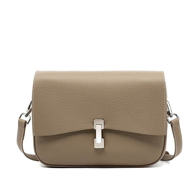 Fashionable All-match Light Luxury Leather Shoulder Messenger Bag - Luxbrandz