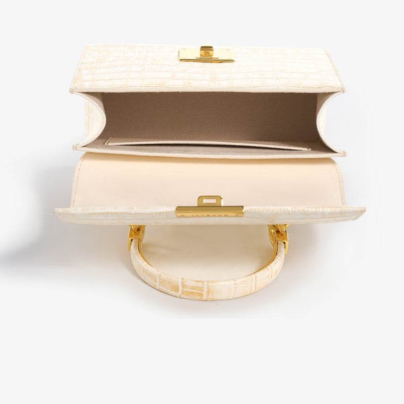 Small Design Pattern Leather Bag Light Luxury Shoulder - Luxbrandz