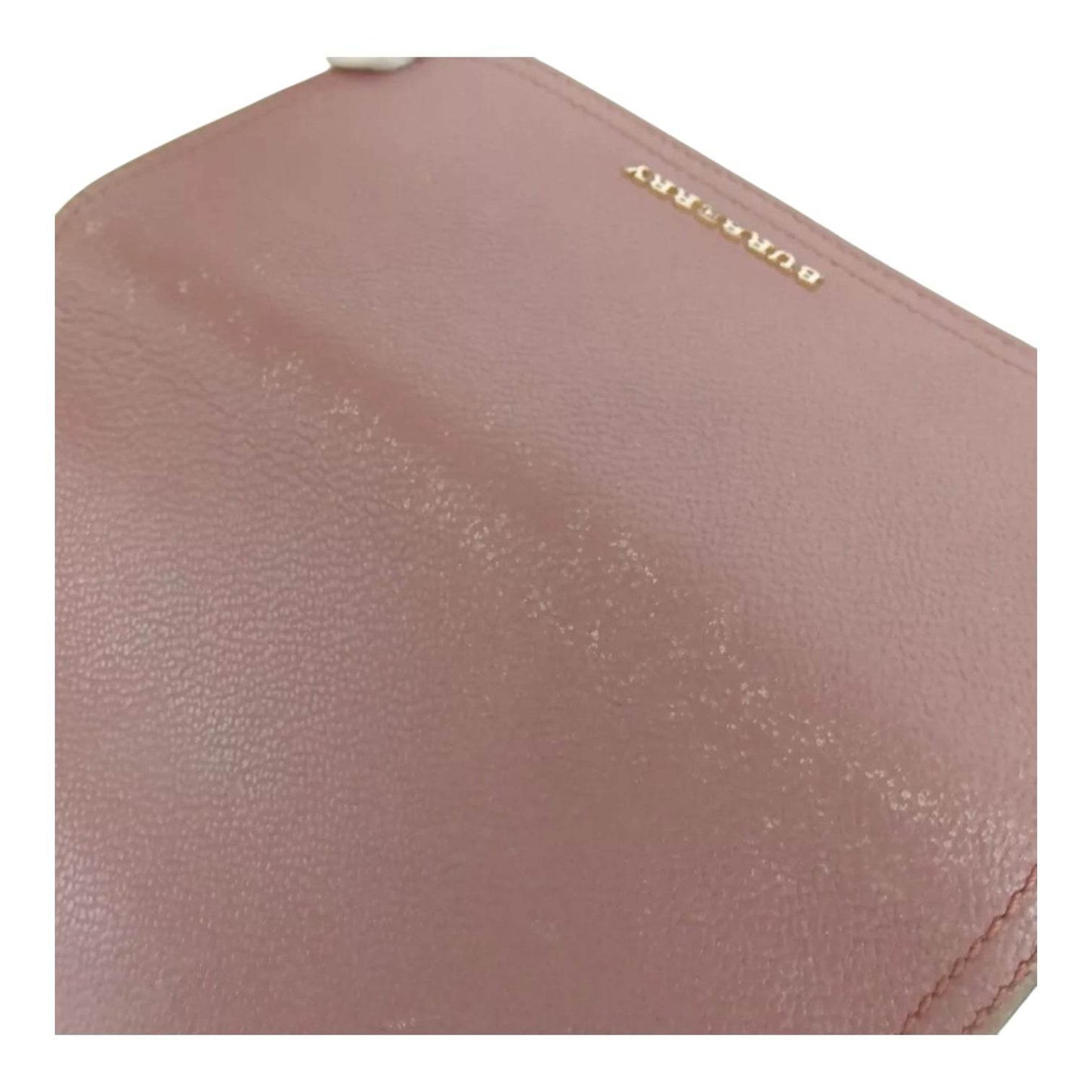 Burberry Leather Walket in Pink Leather NWOT Condition - Luxbrandz