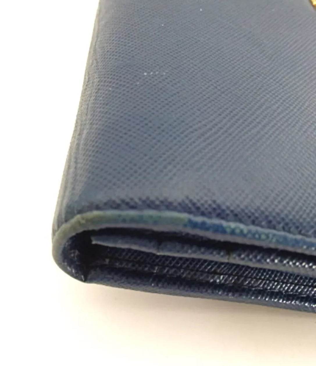 Prada SAFIANO Leather in Blue Color In MINT condition - Luxbrandz