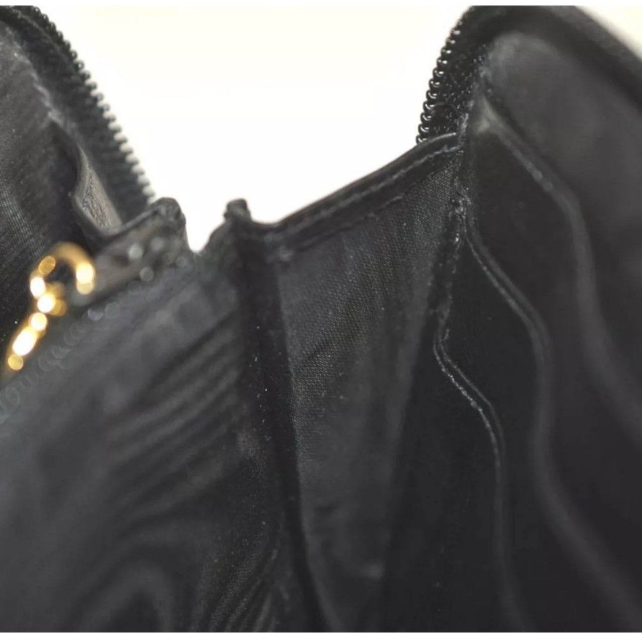CHANEL Calf Skin Long Wallet Purse Black CC Logo With Chanel box, Dustbag &Gift Bag - Luxbrandz