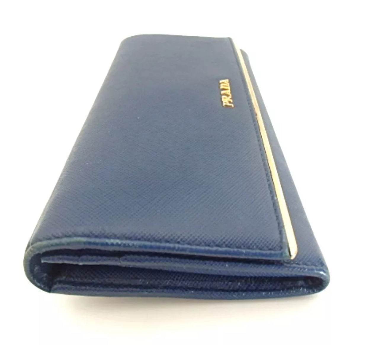 Prada SAFIANO Leather in Blue Color In MINT condition - Luxbrandz