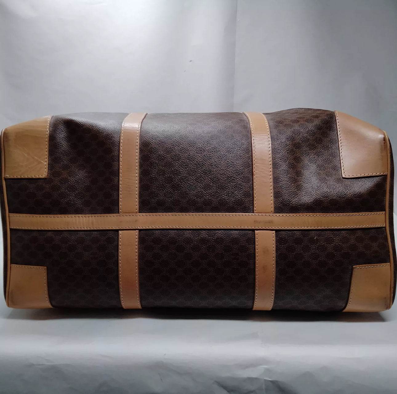 CELINE Boston Bag Brown PVC 4705215 - Luxbrandz