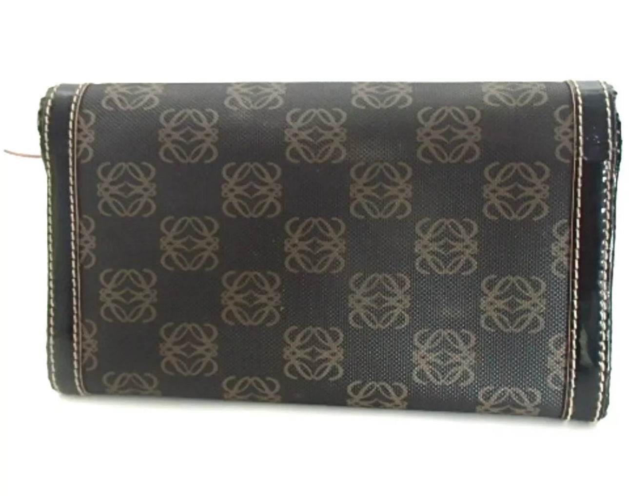 LOEWE Anagram Wallet Genuine Leather in mint condition ultra luxury brand - Luxbrandz