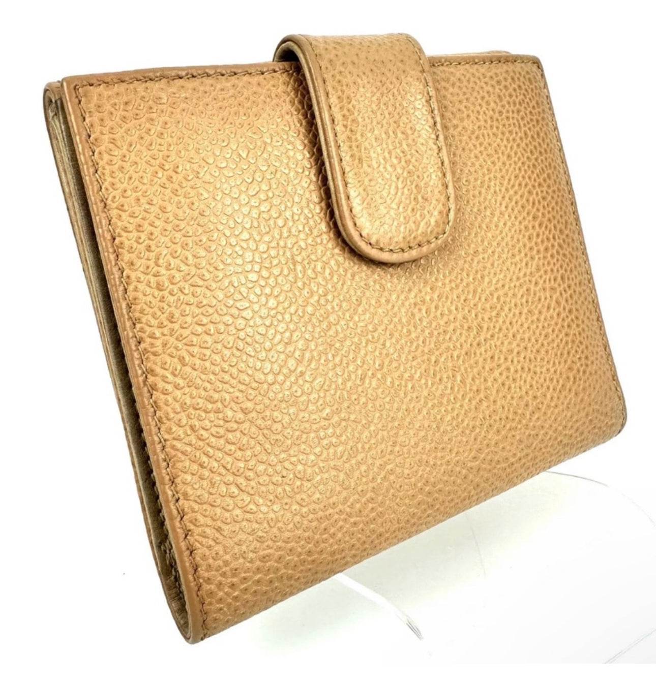 Chanel Bifold Wallet Caviar Skin in excellent condition with Chanel box, Chanel Dustbag & Chanel Gift Bah - Luxbrandz