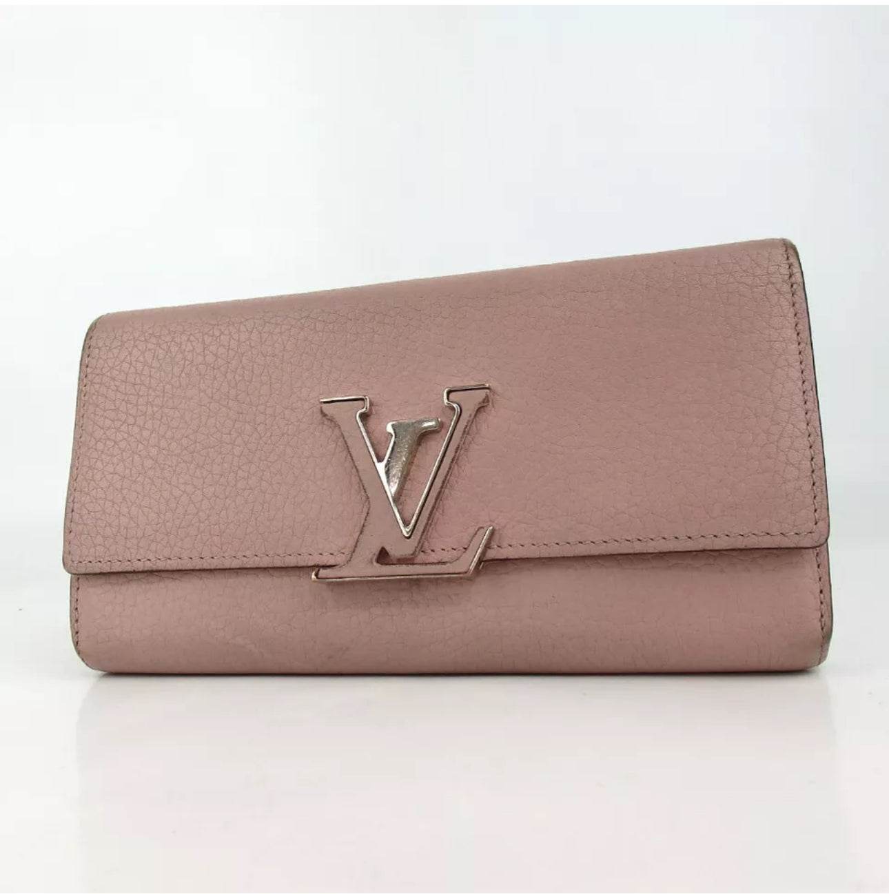 Authentic LOUIS VUITTON M61250 Portefeiulle Capsine purse leather in excellent condition - Luxbrandz