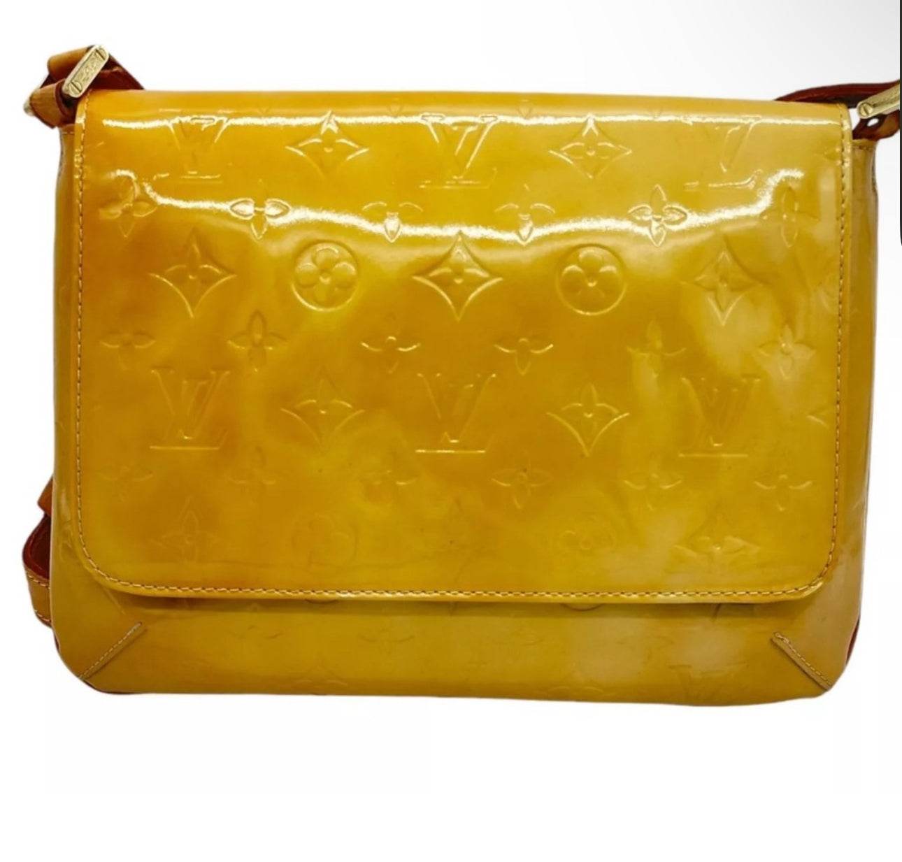 LOUIS VUITTON Monogram Vernis Thompson Street Bag Beige M91301 LV Auth 80343 - Luxbrandz