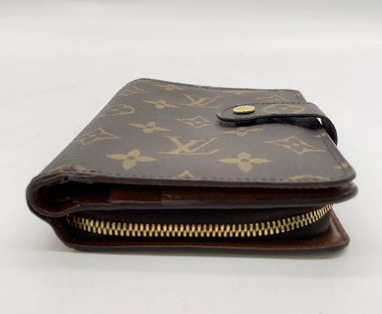 Louis Vuitton Monogram Porte Papier Zip M61207 Wallet W/Box NS110789 - Luxbrandz