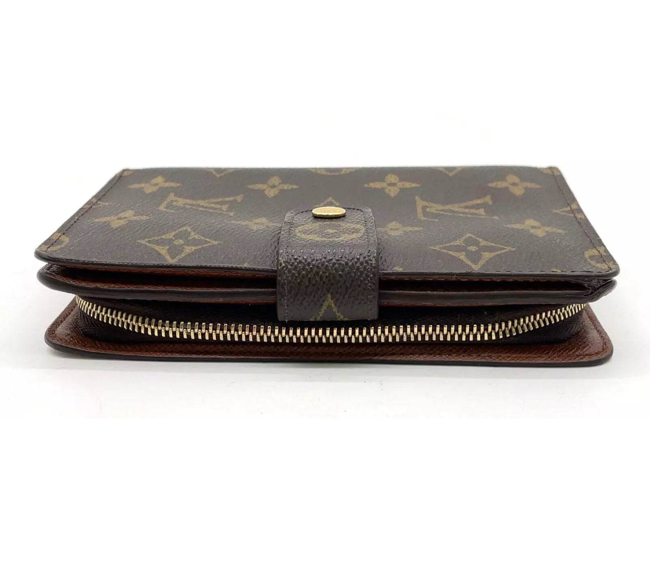 Louis Vuitton Monogram Porte Papier Zip M61207 Wallet W/Box NS110789 - Luxbrandz