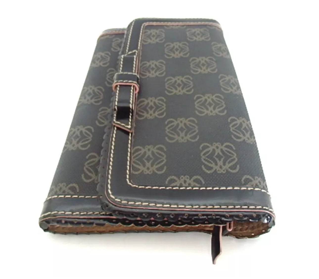 LOEWE Anagram Wallet Genuine Leather in mint condition ultra luxury brand - Luxbrandz