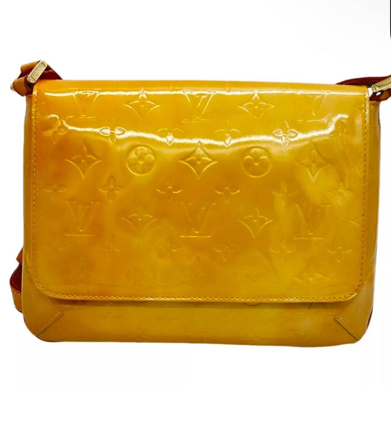 LOUIS VUITTON Monogram Vernis Thompson Street Bag Beige M91301 LV Auth 80343 - Luxbrandz