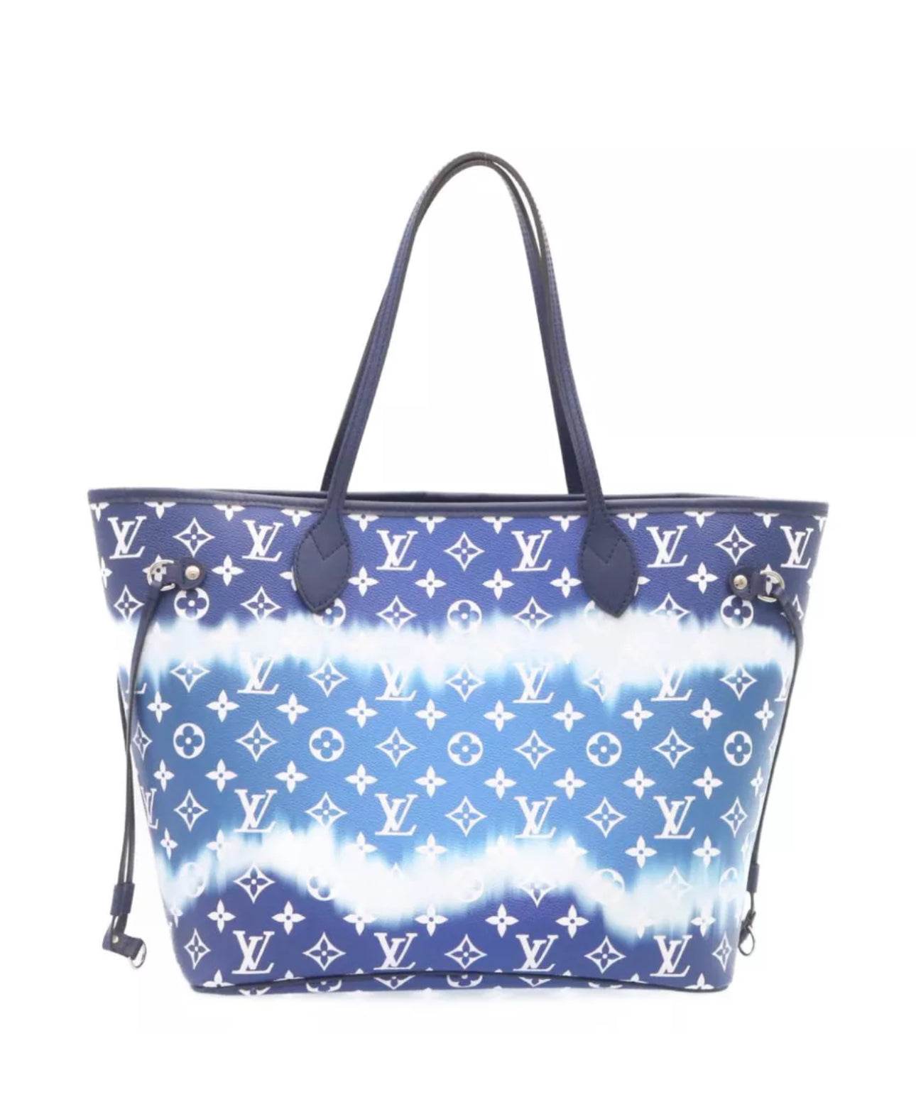 LOUIS VUITTON Monogram Escal Neverfull MM Tote Bag Blue M45128 LV Auth 26573A - Luxbrandz