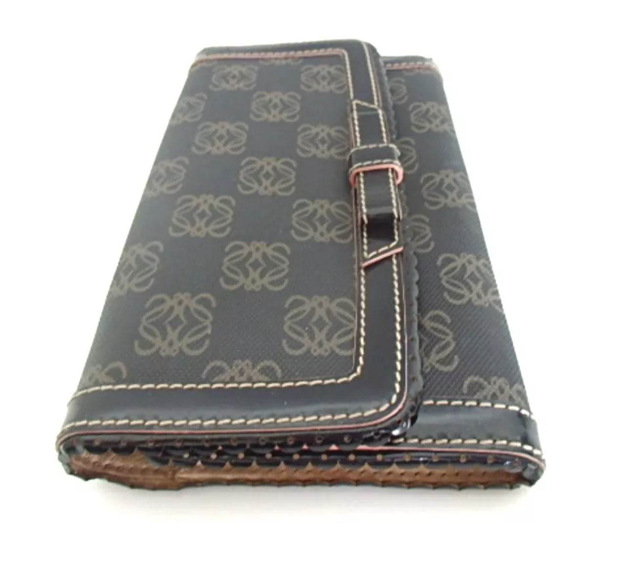LOEWE Anagram Wallet Genuine Leather in mint condition ultra luxury brand - Luxbrandz