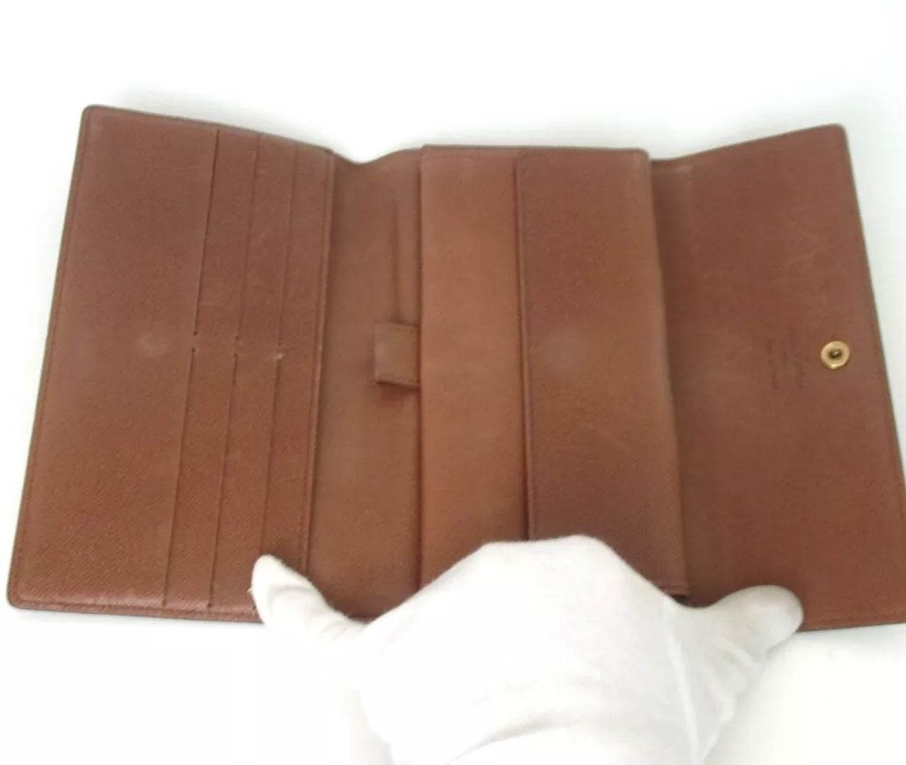 Authentic LOUIS VUITTON M61217 Portefeiulle International Wallets leather Item Information - Luxbrandz