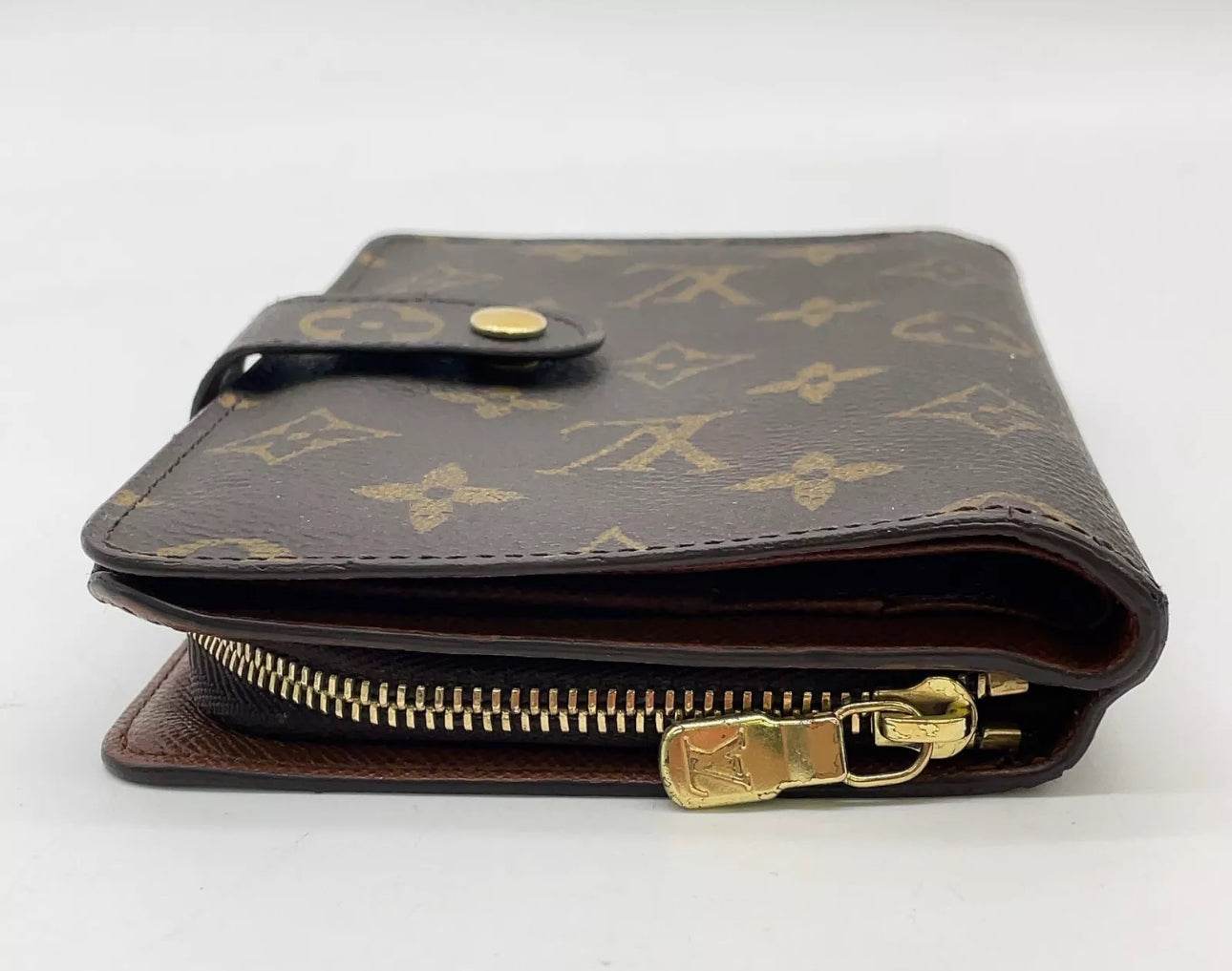 Louis Vuitton Monogram Porte Papier Zip M61207 Wallet W/Box NS110789 - Luxbrandz