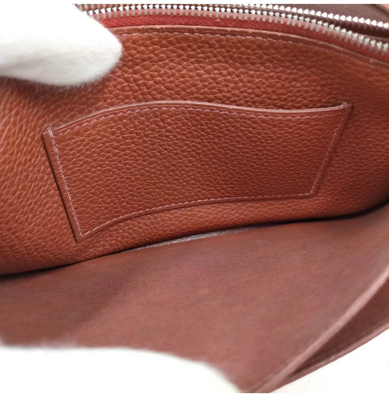 Hermes Long Wallet Brown Leather 442793 in excellent condition - Luxbrandz