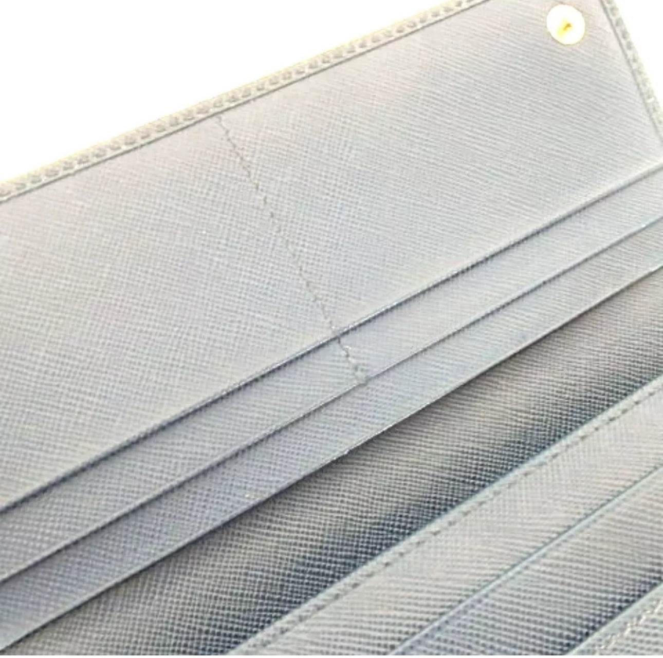 Prada SAFIANO Leather in Blue Color In MINT condition - Luxbrandz