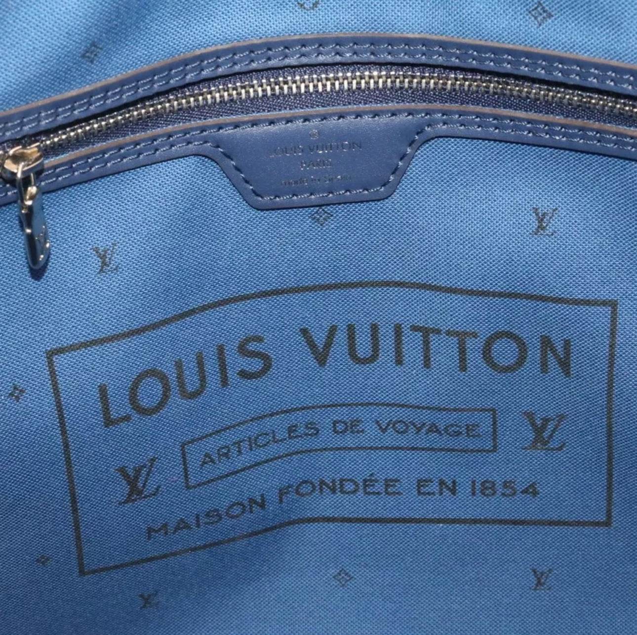 LOUIS VUITTON Monogram Escal Neverfull MM Tote Bag Blue M45128 LV Auth 26573A - Luxbrandz