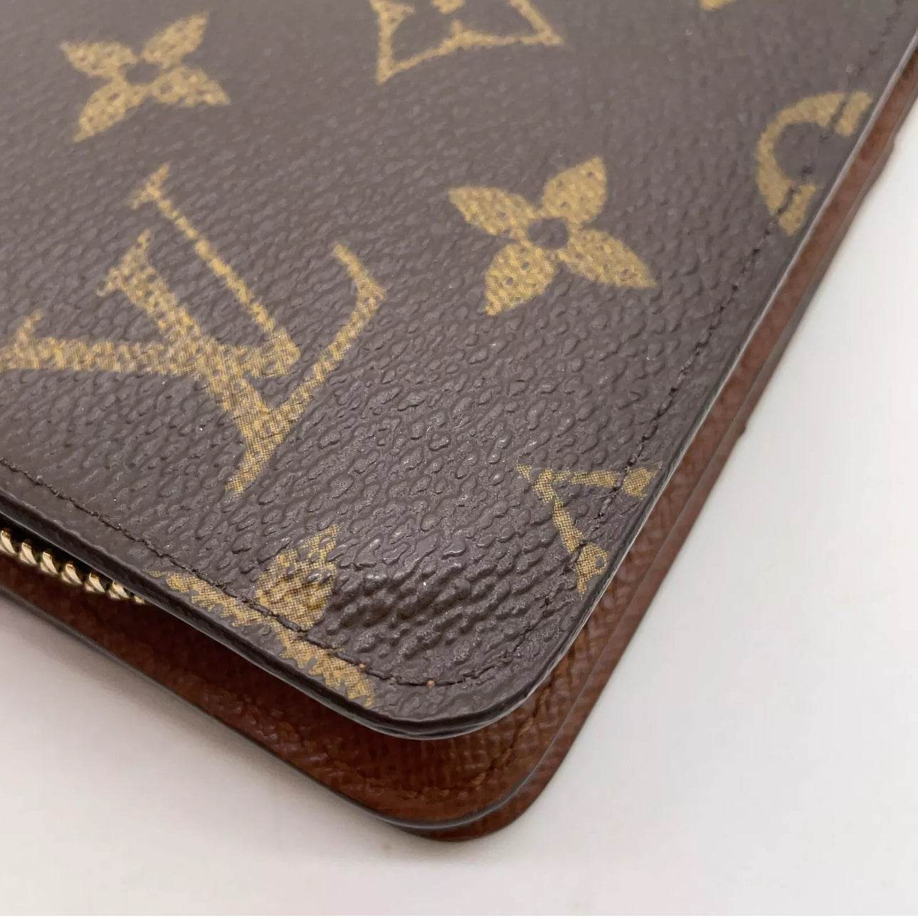 Louis Vuitton Monogram Porte Papier Zip M61207 Wallet W/Box NS110789 - Luxbrandz