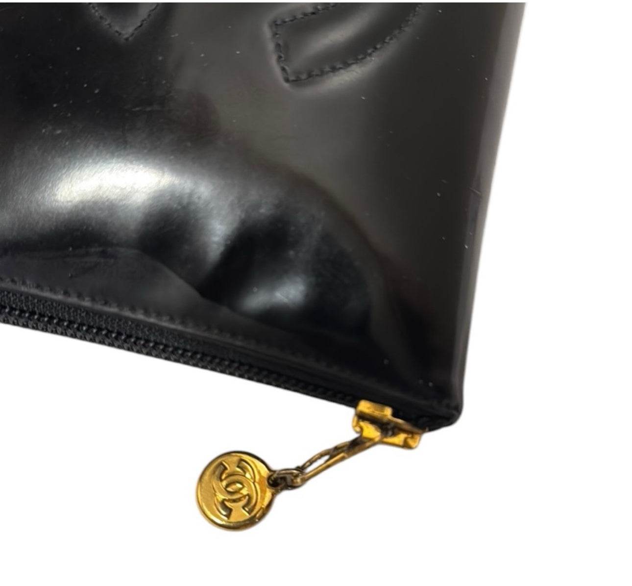 CHANEL Calf Skin Long Wallet Purse Black CC Logo With Chanel box, Dustbag &Gift Bag - Luxbrandz