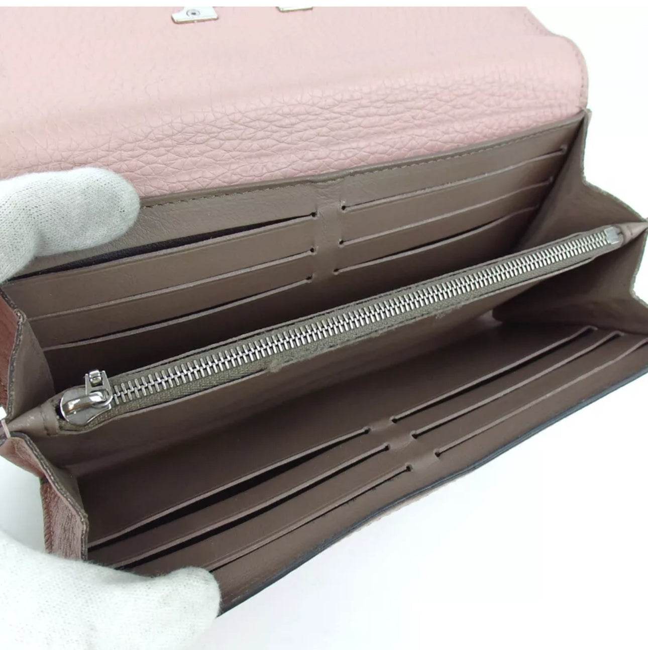 Authentic LOUIS VUITTON M61250 Portefeiulle Capsine purse leather in excellent condition - Luxbrandz