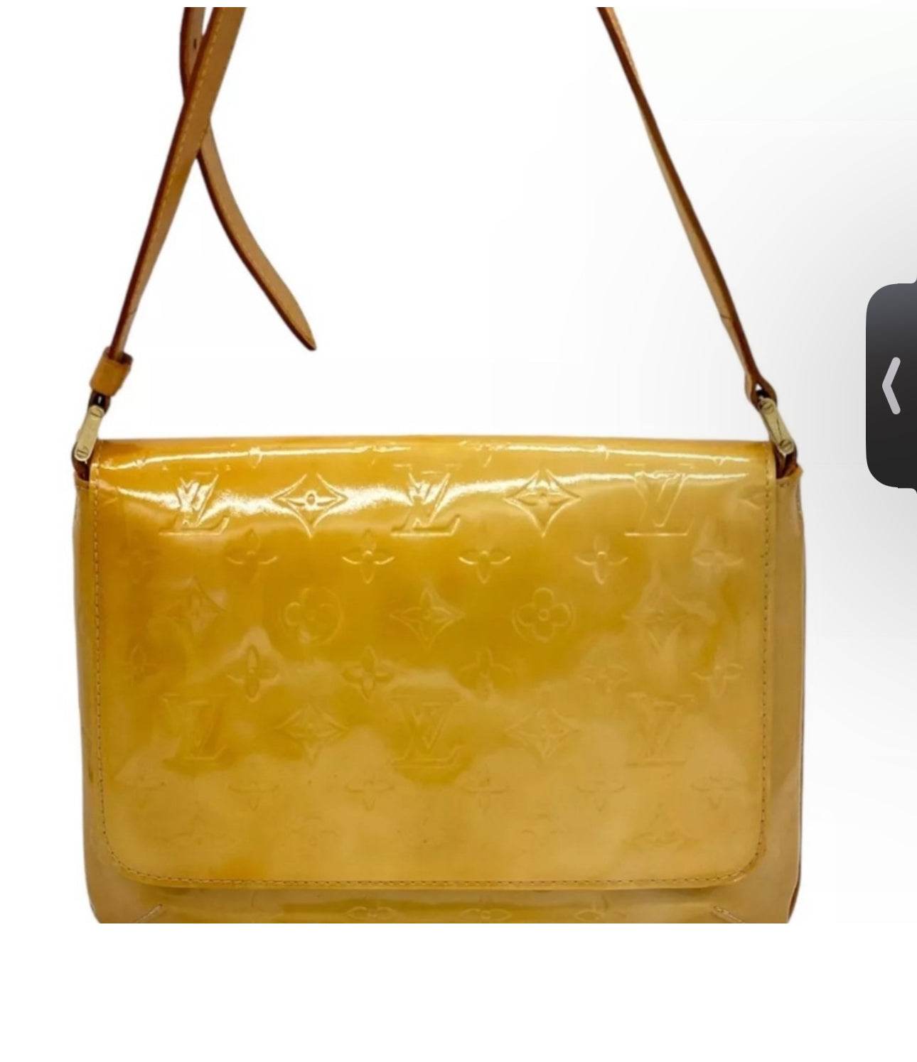 LOUIS VUITTON Monogram Vernis Thompson Street Bag Beige M91301 LV Auth 80343 - Luxbrandz