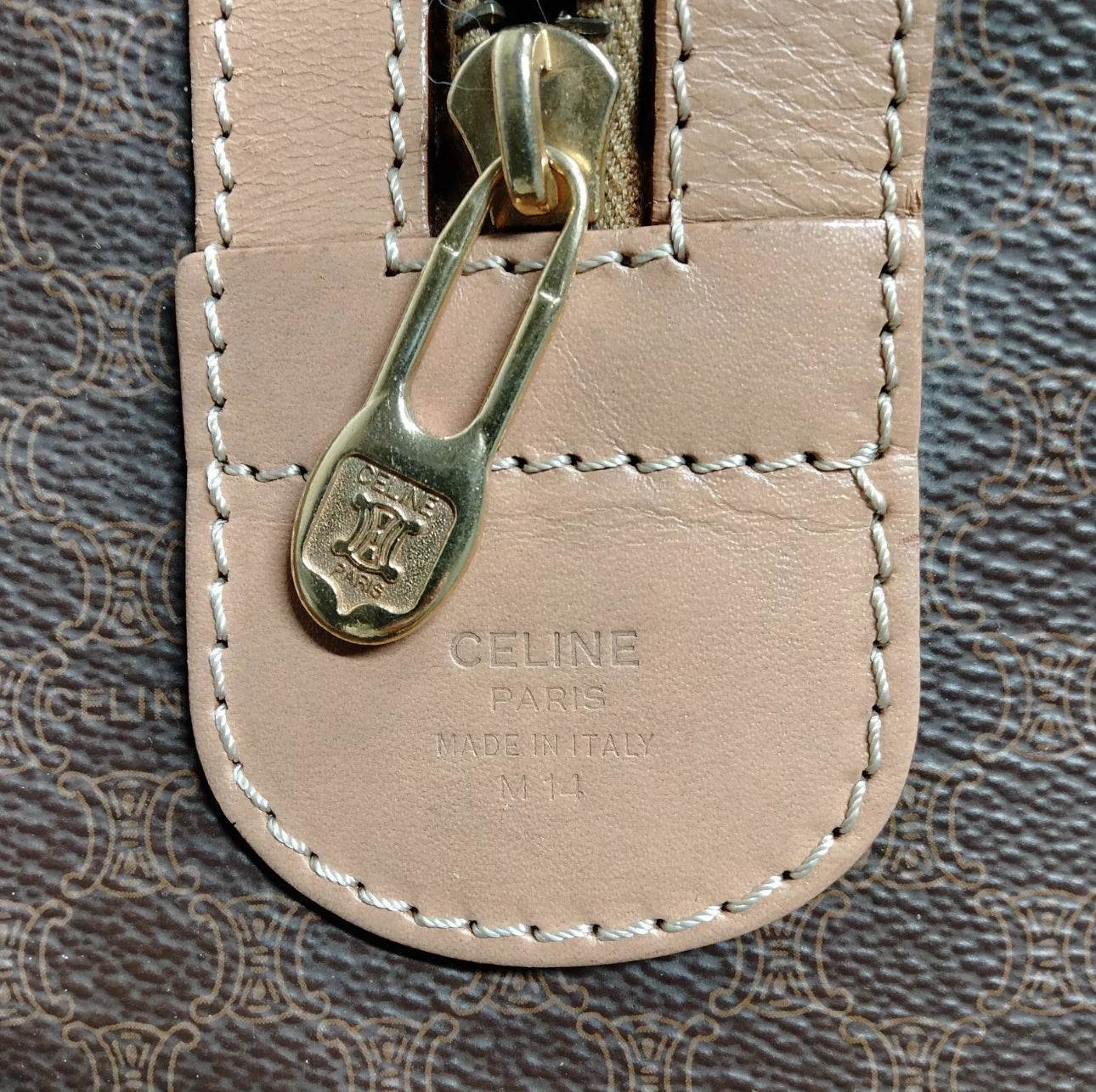 CELINE Boston Bag Brown PVC 4705215 - Luxbrandz