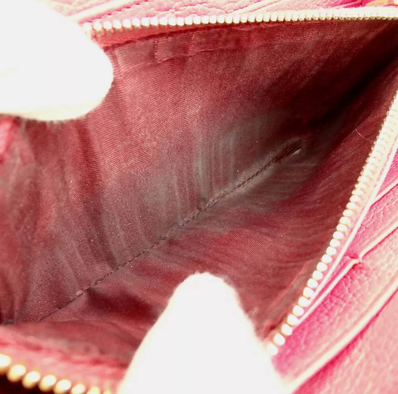 MIU MIU Pink Zip Around Continental Wallet in excellent condition - Luxbrandz