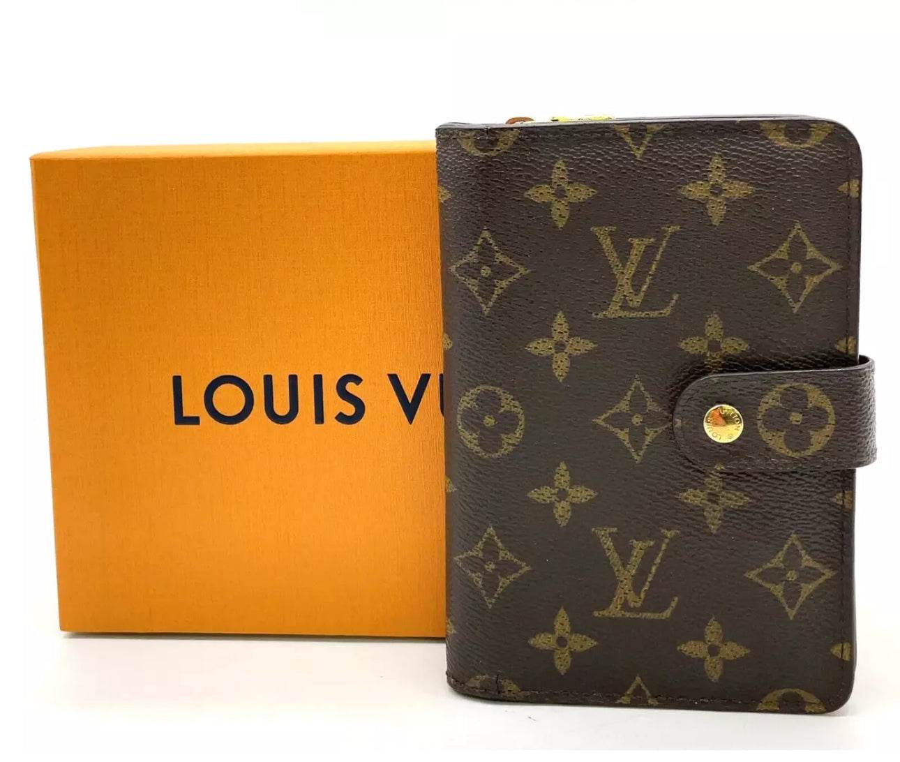 Louis Vuitton Monogram Porte Papier Zip M61207 Wallet W/Box NS110789 - Luxbrandz