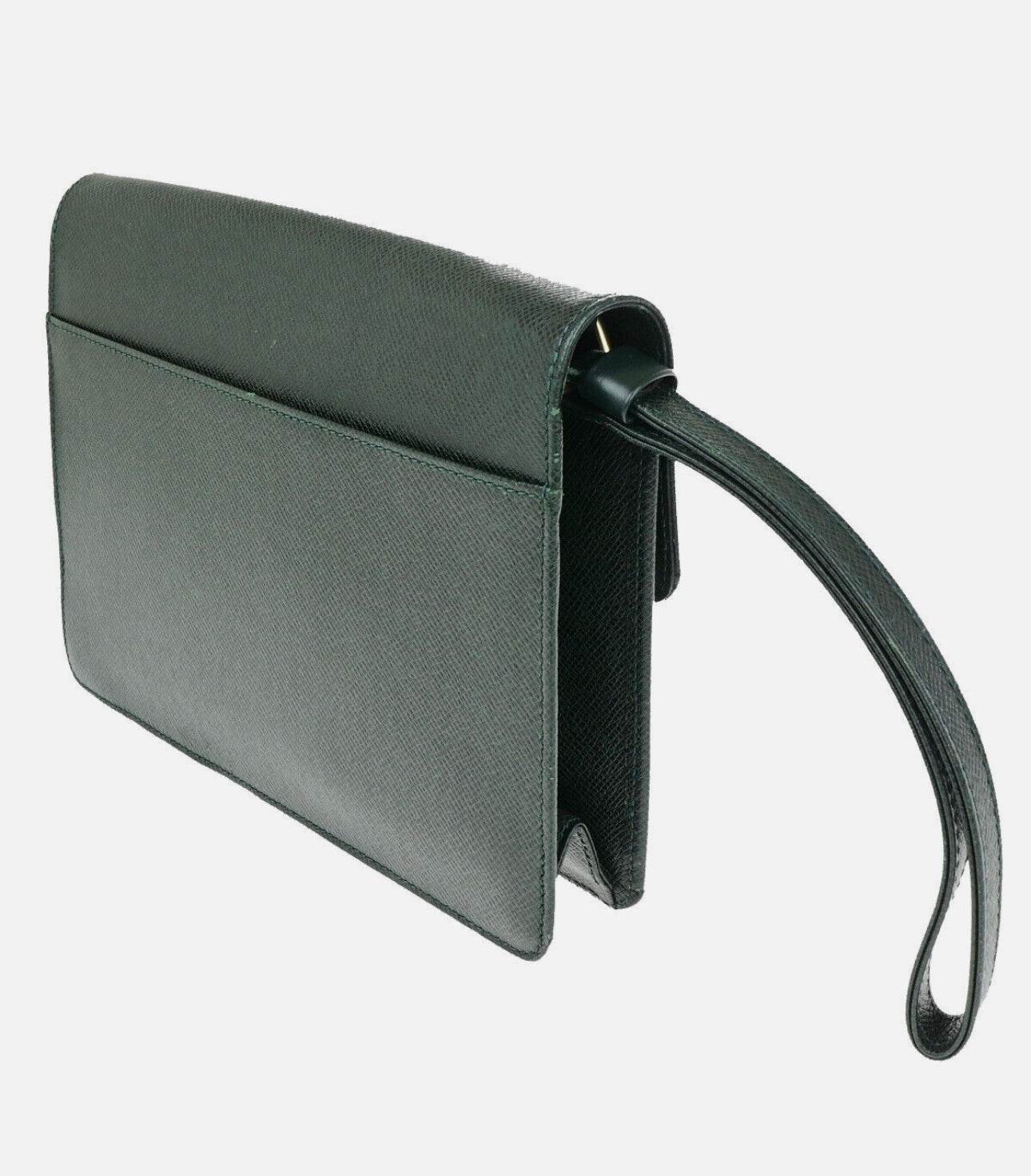 LOUIS VUITTON POCHETTE KOURAD CLUTCH HAND BAG TAIGA LEATHER GN M30194 68YG326 - Luxbrandz