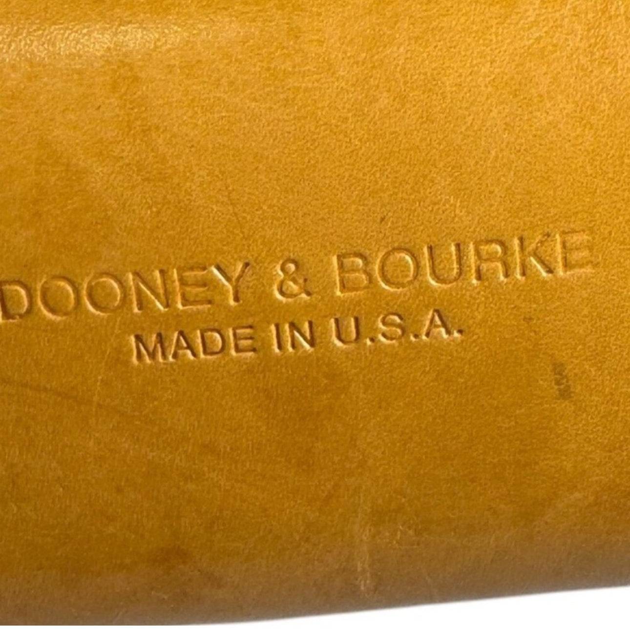 Vintage DOONEY & BOURKE navy canvas cabriolet leather tote bucket bag - Luxbrandz