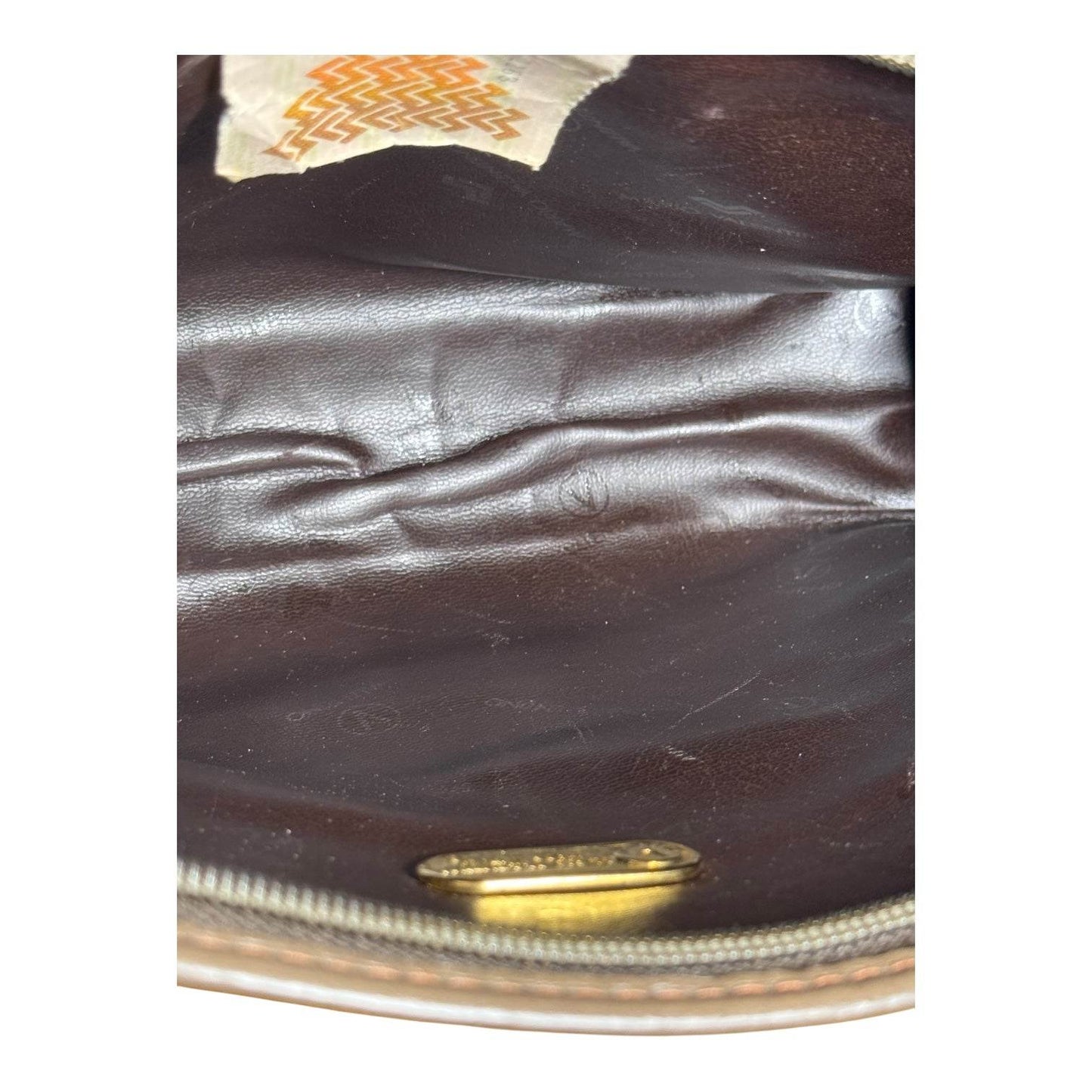 MARIO VALENTINO Rare Clutch Bag V Logo Leather Authentic in new condition - Luxbrandz