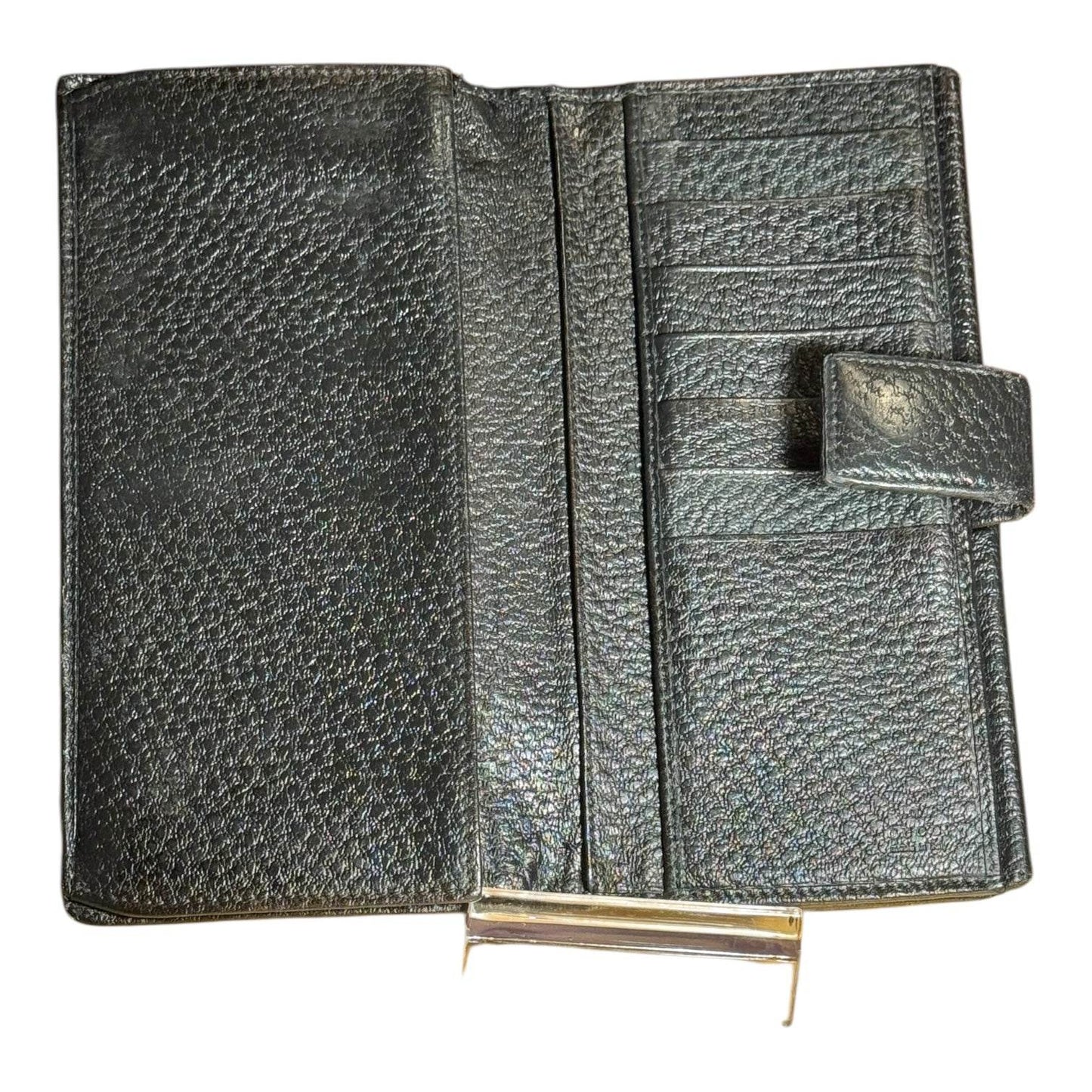 Gucci Hasler Continental Long Wallet Genuine Leather in excellent condition - Luxbrandz