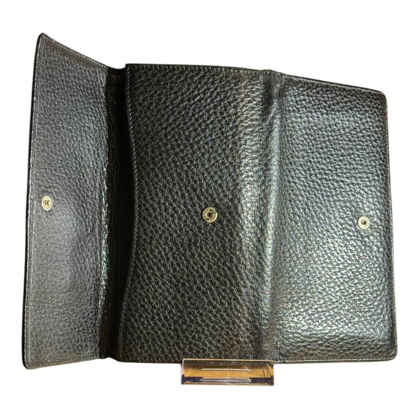 Gucci Hasler Continental Long Wallet Genuine Leather in excellent condition - Luxbrandz