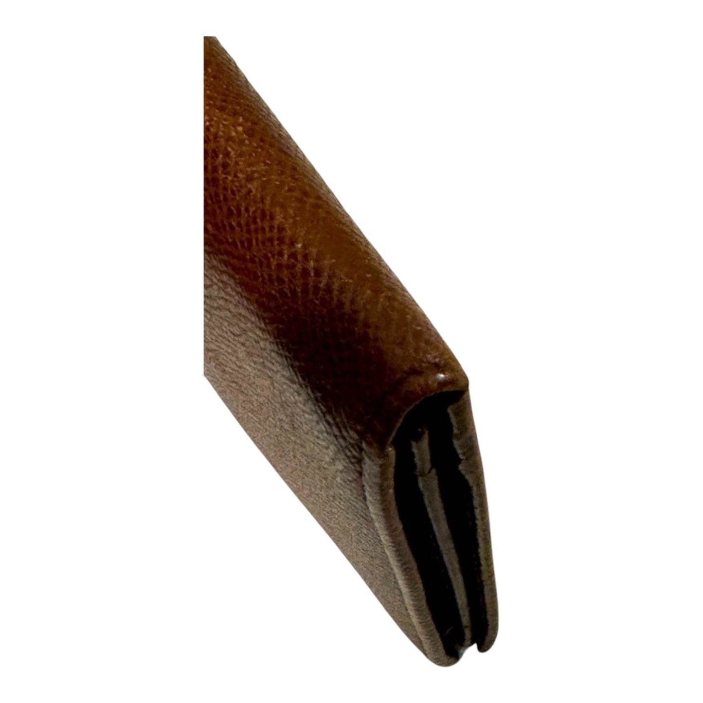 BVGARI Italian Caviar Leather Continental Long Wallet Red in excellent used condition - Luxbrandz