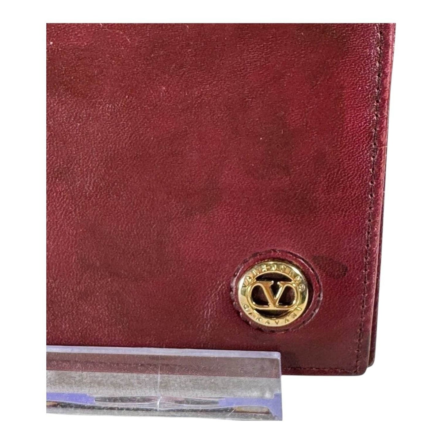 Valentino Garavani Men’s Bifold Wallet Genuine Leatherher New Condition - Luxbrandz