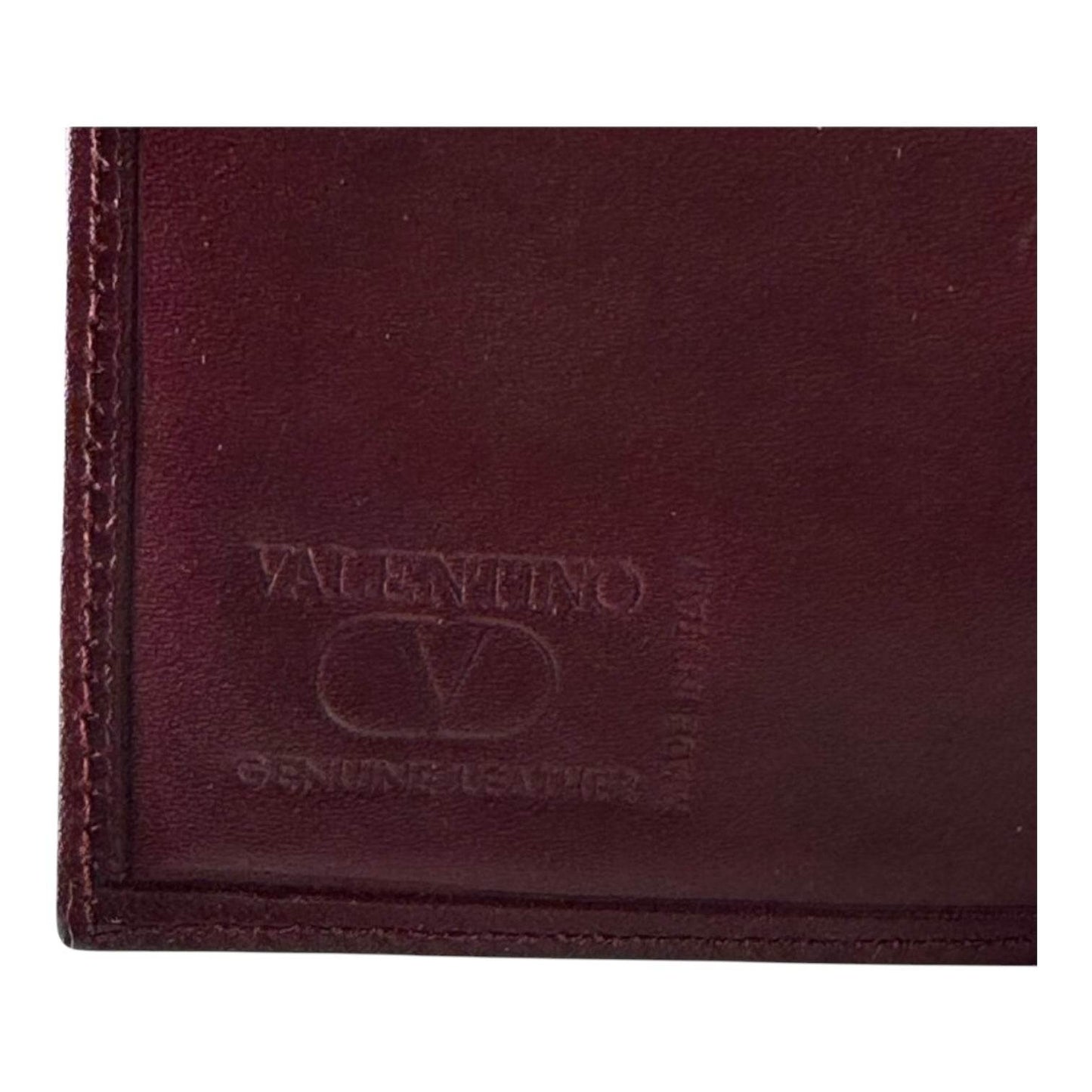 Valentino Garavani Men’s Bifold Wallet Genuine Leatherher New Condition - Luxbrandz