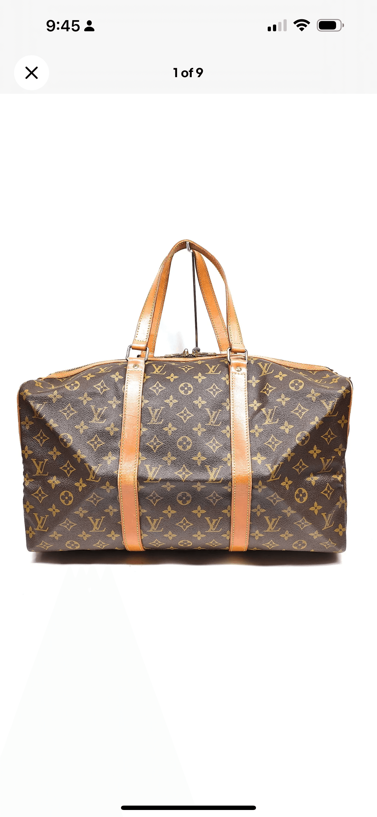 Louis Vuitton LV Boston Bag Sac Souple 45 Brown Monogram - Luxbrandz