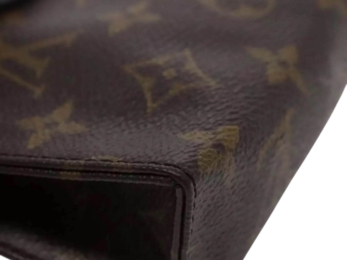 LOUIS Vuitton Monogram Pochette Toilettry Canvas Pouch in Excellent Condition - Luxbrandz