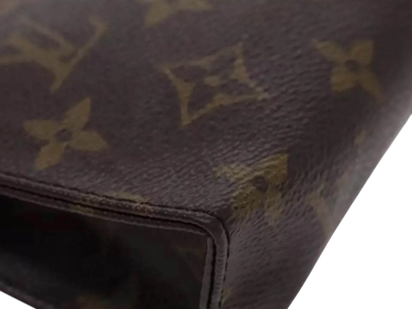 LOUIS Vuitton Monogram Pochette Toilettry Canvas Pouch in Excellent Condition - Luxbrandz