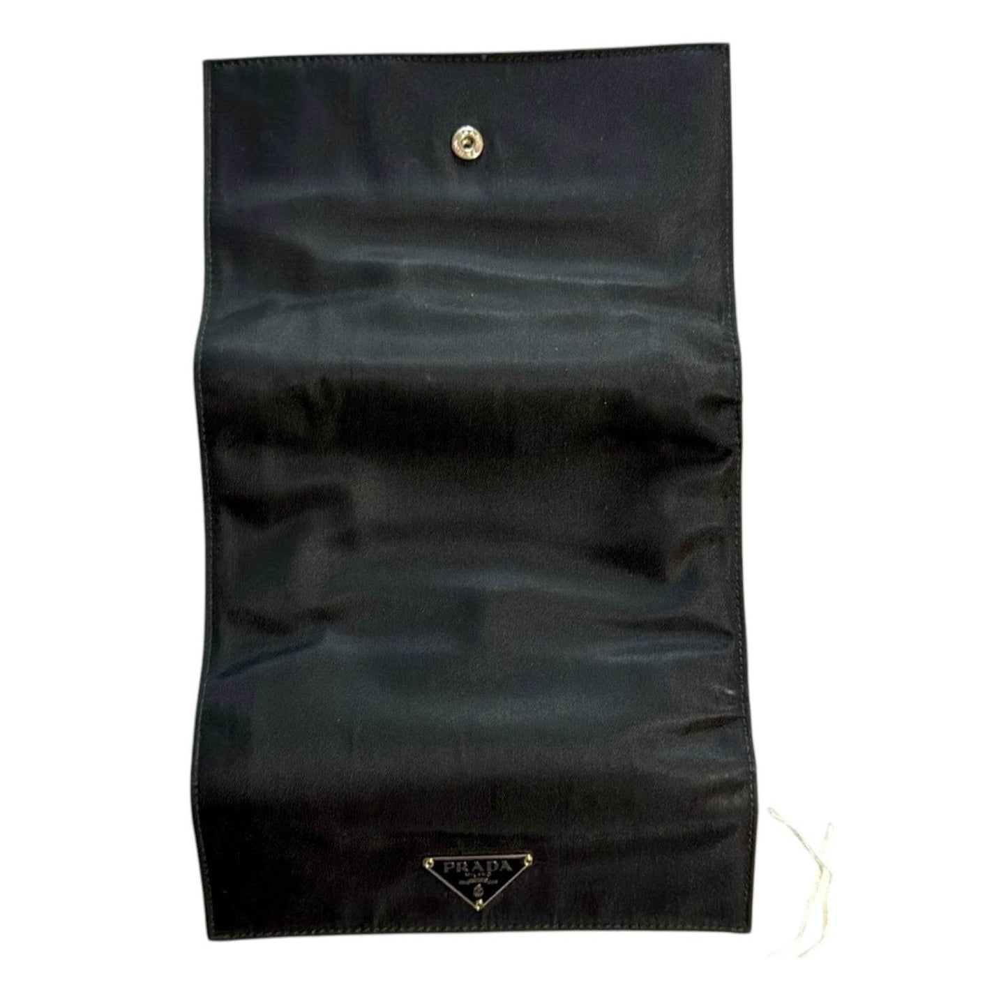 PRADA WALLET BRAND NEW (NWOT) NYLON MINT IN BLACK COLOR - Luxbrandz