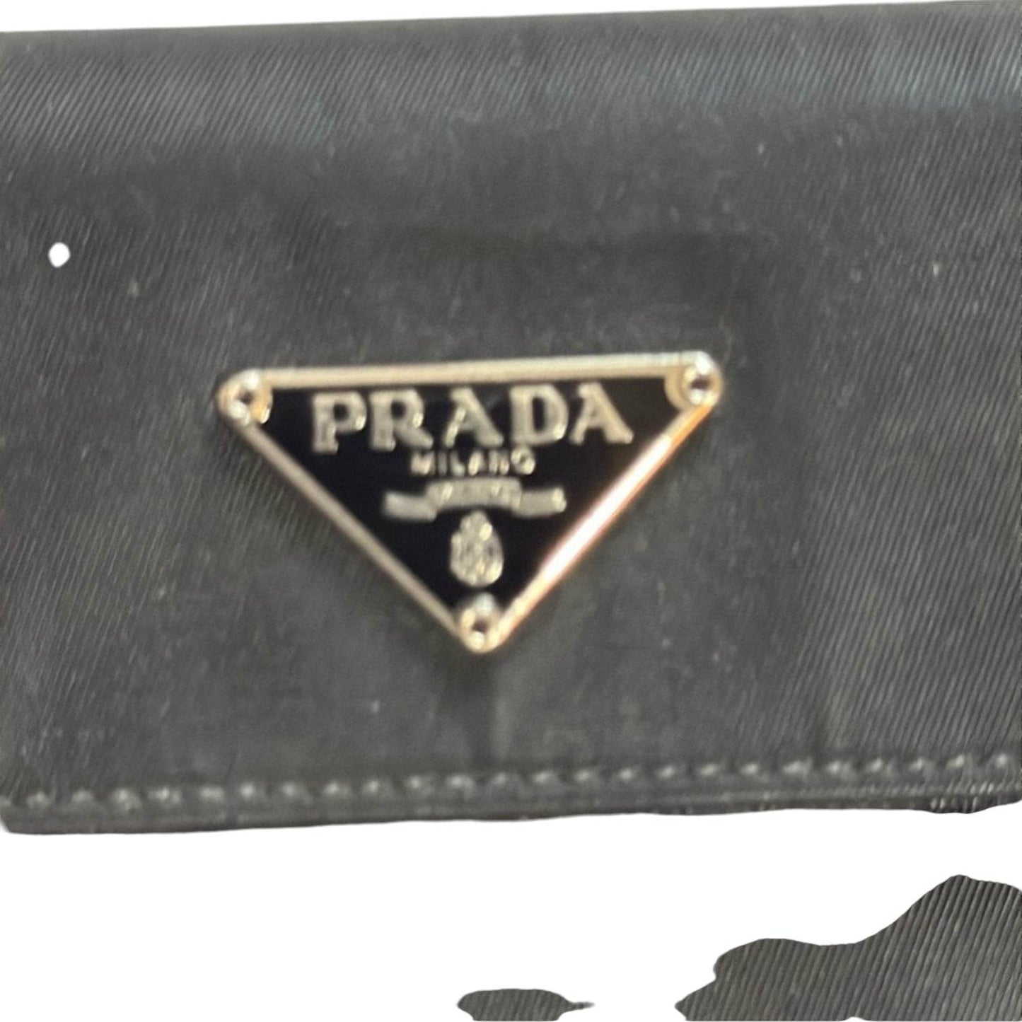 PRADA WALLET BRAND NEW (NWOT) NYLON MINT IN BLACK COLOR - Luxbrandz