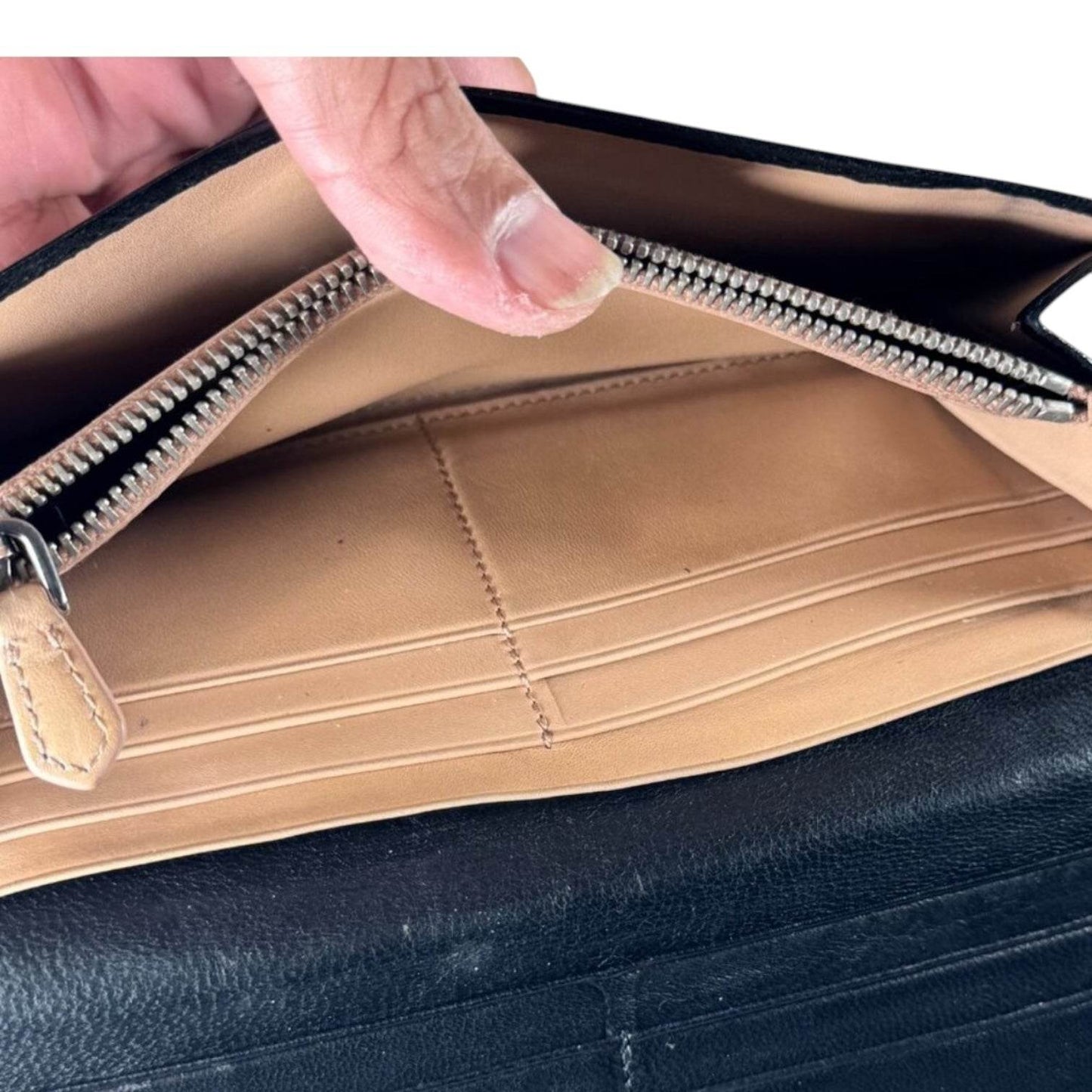 Prada Nappa Borchie Studded Wallet Continental NWOT MINT Condition - Luxbrandz