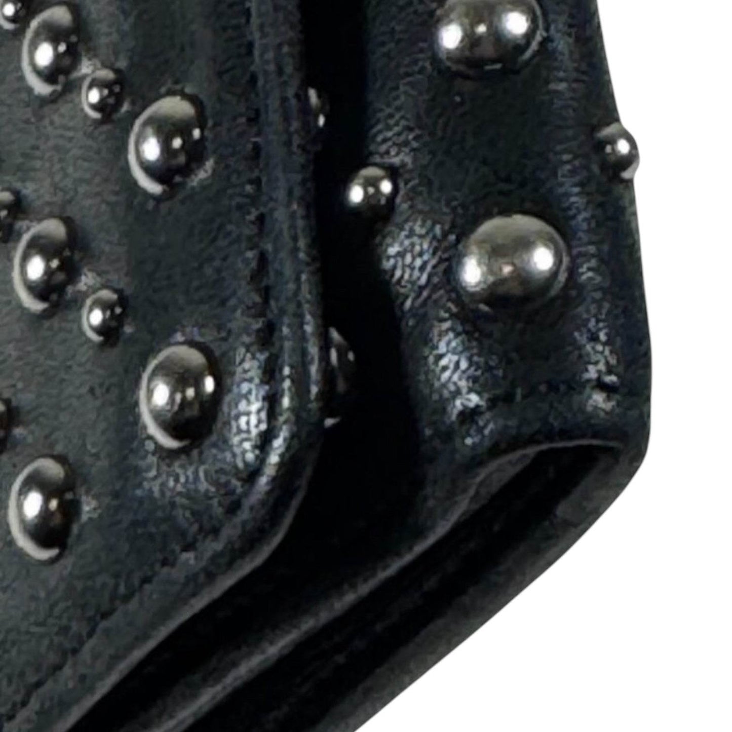Prada Nappa Borchie Studded Wallet Continental NWOT MINT Condition - Luxbrandz