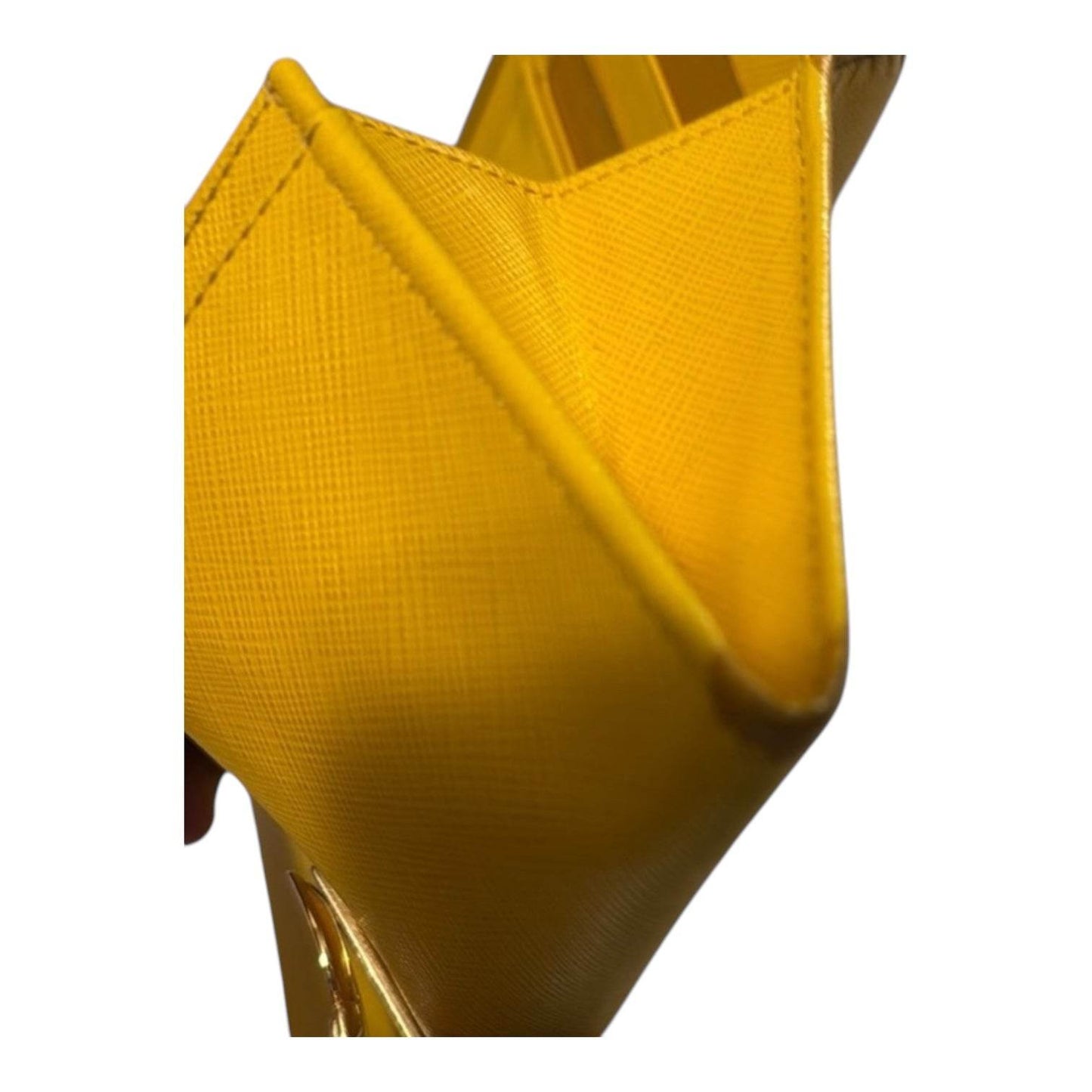 Salvatore Ferragamo Gancini Icona Continental Walley Genuine Leather Yellow - Luxbrandz