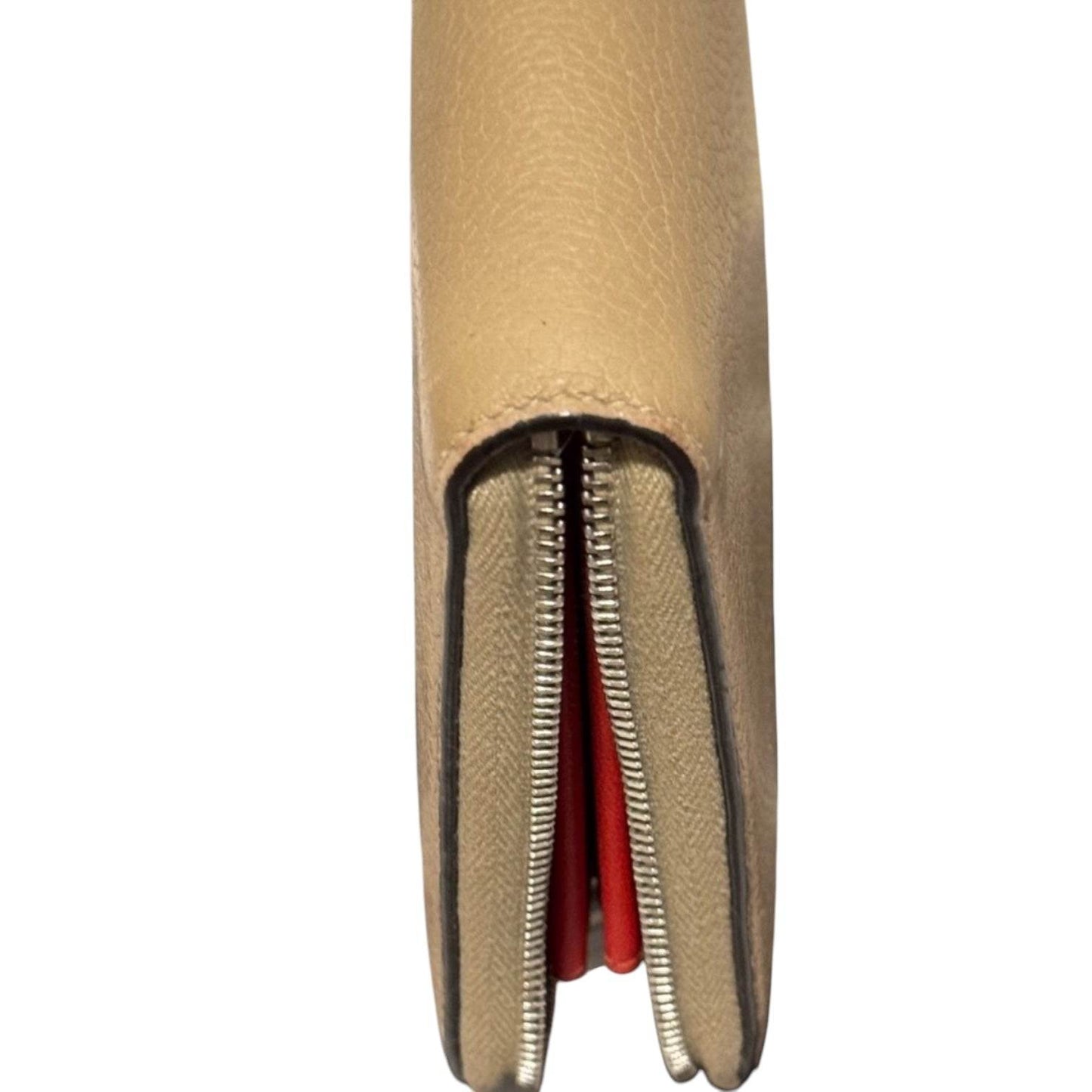 Celine Round zip around Continental wallet Premium Italian Leather Made in France - Luxbrandz
