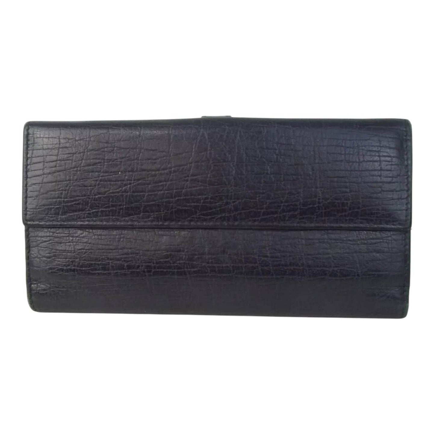 GUCCI Jackie Piston Clasp Closure Italian Leather Wallet is new condition - Luxbrandz
