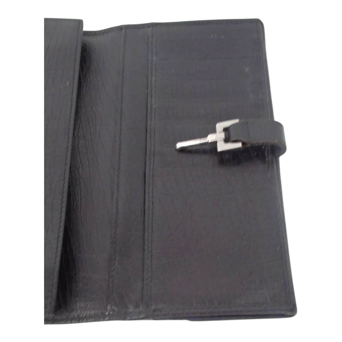 GUCCI Jackie Piston Clasp Closure Italian Leather Wallet is new condition - Luxbrandz