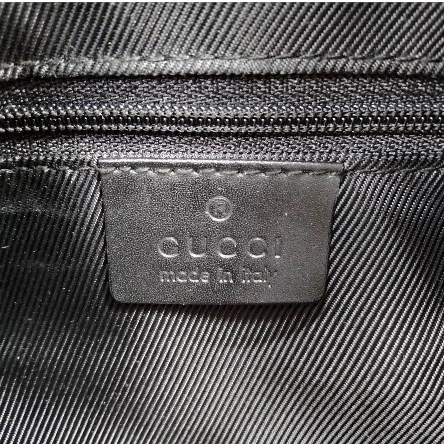 Gucci Black GG Canvas Boston Bag in new condition rare find - Luxbrandz